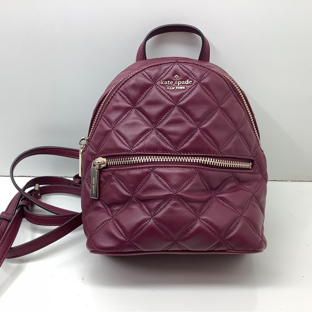 Kate Spade Natalia Mini Convertible Backpack Blackberry Preserves